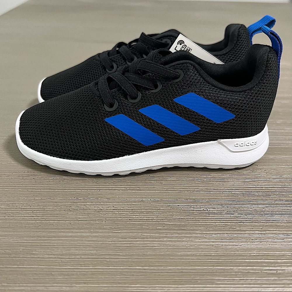 Adidas Toddler's LITE Racer CLN I Core Black/Blue/White Size 8K